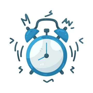 Illustration of alarm clock Stock Illustration