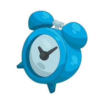 Illustration of alarm clock Stock Illustration