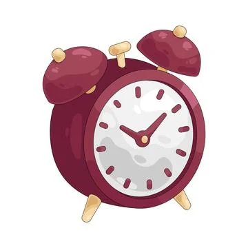 Illustration of alarm clock Stock Illustration