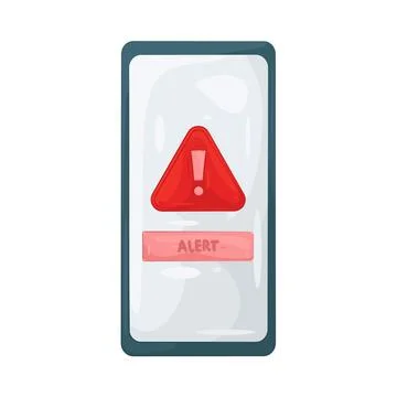 Illustration of alert Stock Illustration