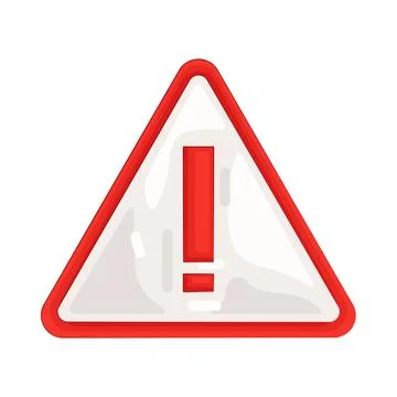 Illustration of alert Illustrazione stock