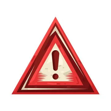 Illustration of alert 库存插图