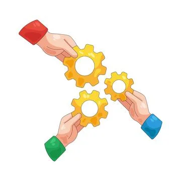 Illustration of alliance Stock Illustration
