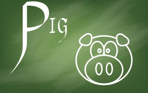 Illustration of alphabet Stock Illustration