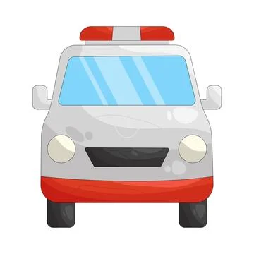 Illustration of ambulance Stock Illustration