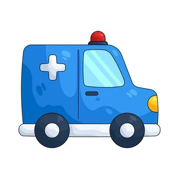 Illustration of ambulance Stock Illustration