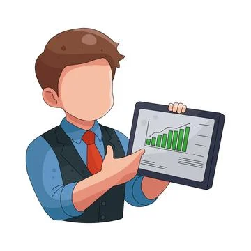 Illustration of analyst Stock Illustration