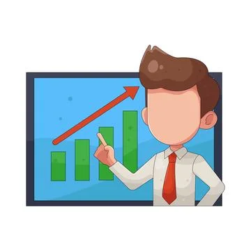 Illustration of analyst Stock Illustration