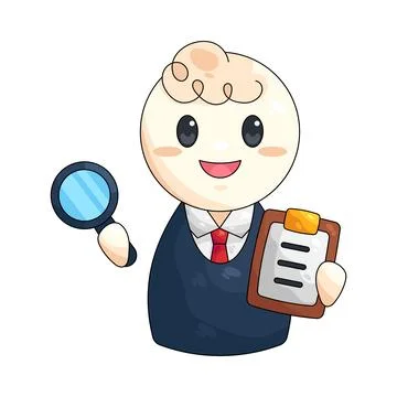 Illustration of analyst Stock Illustration