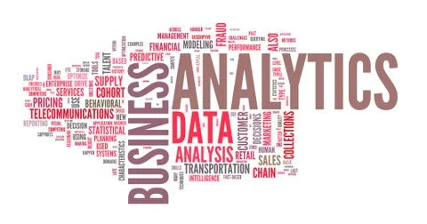 Illustration of analytics business analysis Stock Illustration
