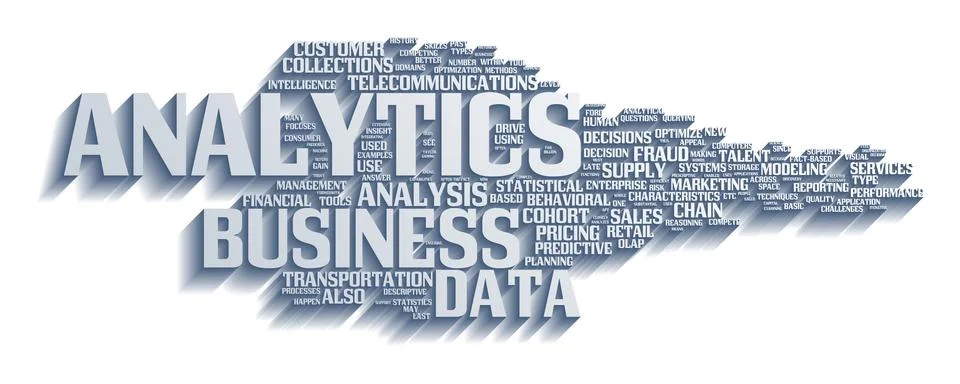 Illustration of analytics business analysis Stock Illustration