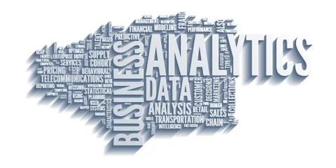 Illustration of analytics business analysis Illustrazione stock