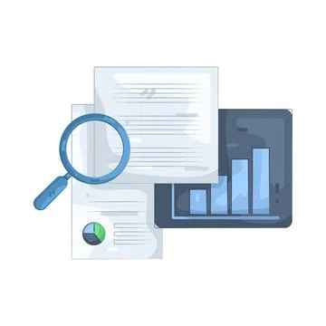 Illustration of Analytics Stock Illustration