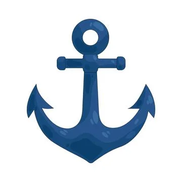 Illustration of anchor Ilustração Stock