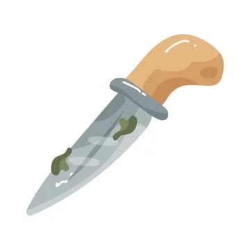Illustration of ancient dagger Stock Illustration