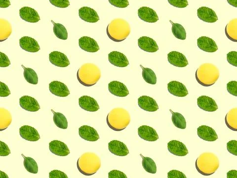 Illustration and vector on a seamless spring pattern. Illustrazione stock