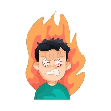 Illustration of Angry Stock Illustration