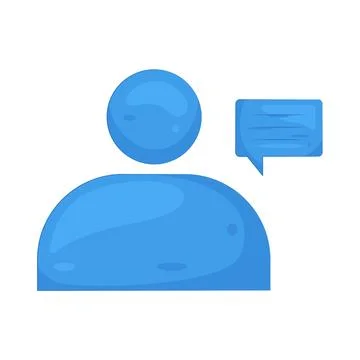 Illustration of Anonymous chat Stock Illustration