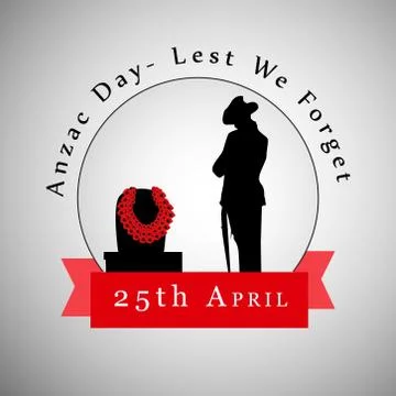 Illustration of Anzac Day background Illustration