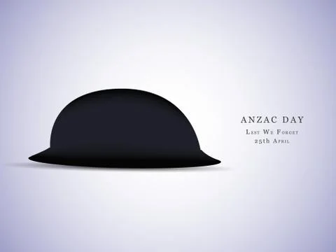 Illustration of Anzac Day background Illustrazione stock