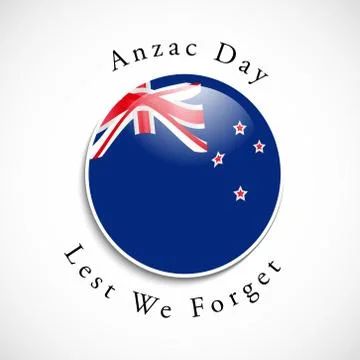 Illustration of Anzac Day background Stockillustratie