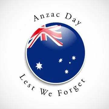 Illustration of Anzac Day background Ilustración de archivo