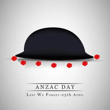 Illustration of Anzac Day background Stock-Illustration