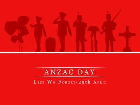 Illustration of Anzac Day background Illustration