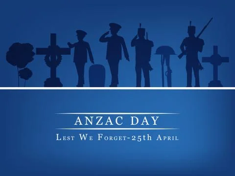 Illustration of Anzac Day background イラスト素材