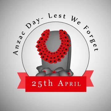 Illustration of Anzac Day background Illustration