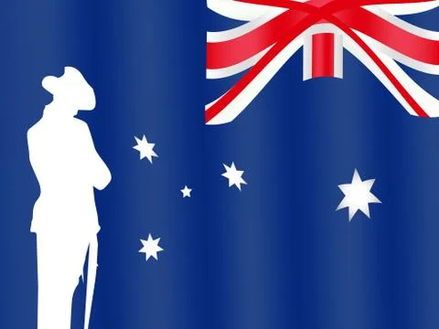 Illustration of Anzac Day background Illustration