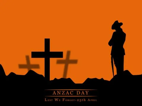 Illustration of Anzac Day background Illustration