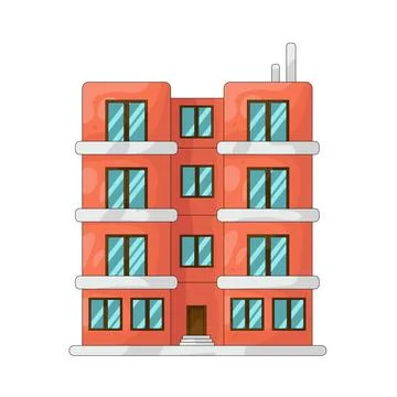 Illustration of apartment Stock Illustration