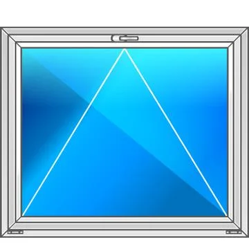 Illustration of the apartment. Project window. Stock-Illustration