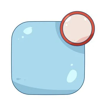 Illustration of  app notification イラスト素材
