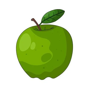 Illustration of apple Stock Illustration