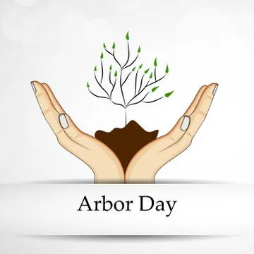 Illustration of Arbor Day Background イラスト素材