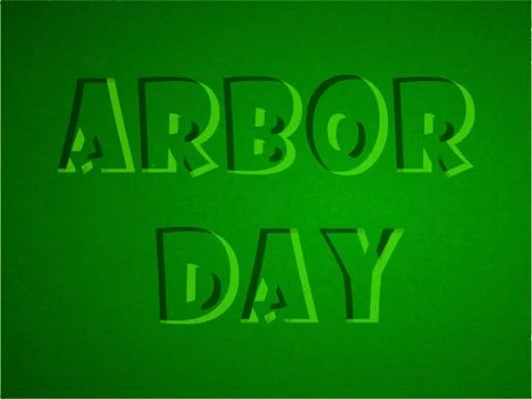 Illustration of Arbor Day Background Stock Illustration