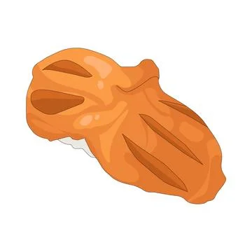 Illustration of Ark shell sushi Stock Illustration