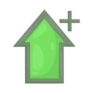 Illustration of arrow up イラスト素材