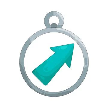 Illustration of arrow pointing up Stock Illustration