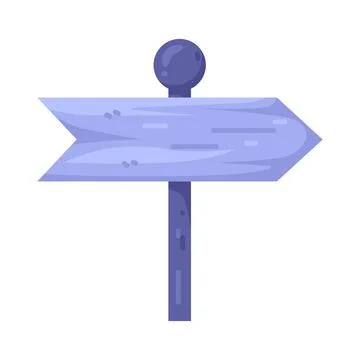 Illustration of arrow pointing right Stock Illustration