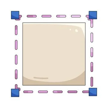 Illustration of artboard Stock Illustration