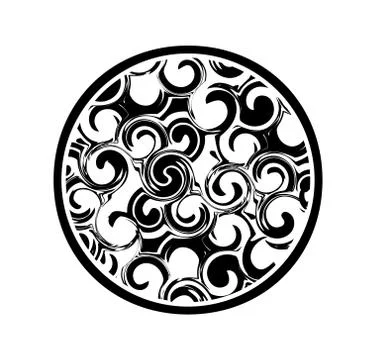 Illustration of artistic pattern Stock Illustration