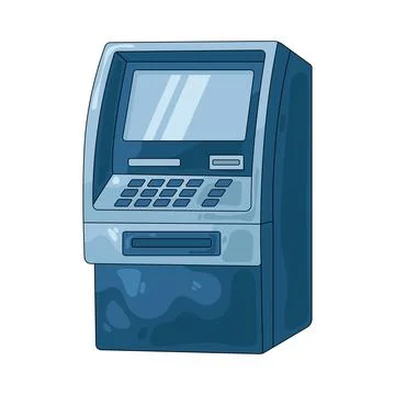 Illustration of ATM Stock Illustration