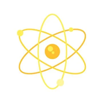 Illustration of atom. Stock Illustration