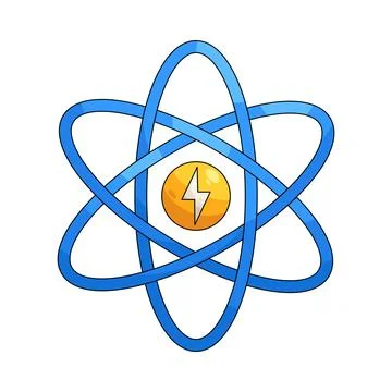 Illustration of Atomic energy Stock Illustration