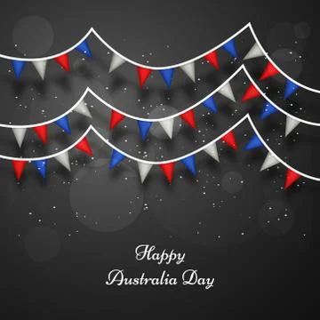 Illustration of Australia Day background Illustrazione stock