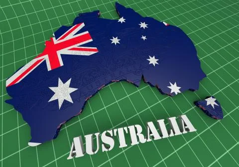 Illustration of Australia Illustration