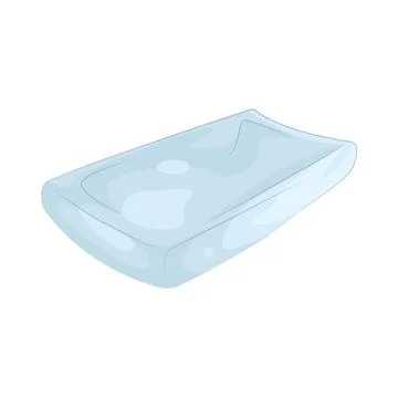 Illustration of baby changing table Stock Illustration